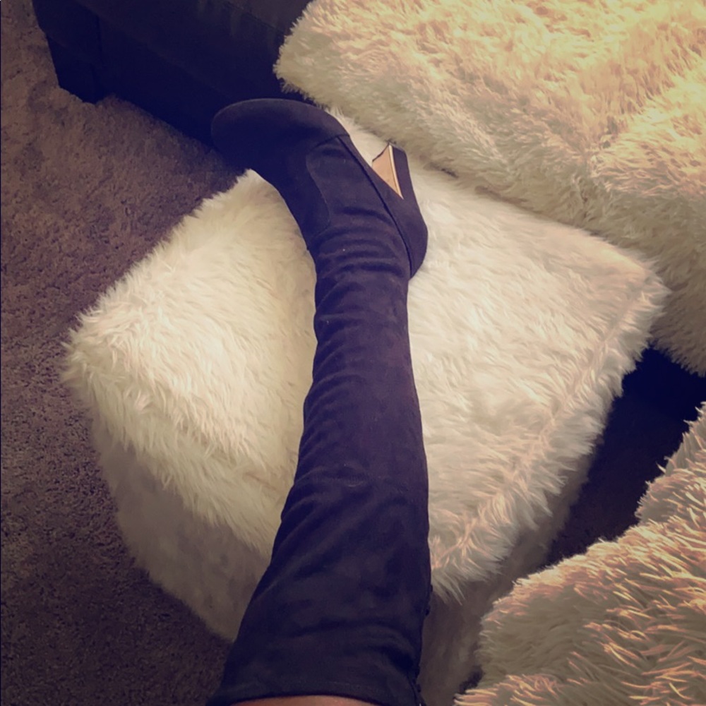 Material Girl over the knee boots